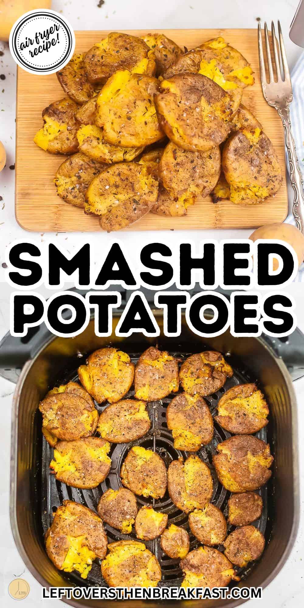 collage of smashed potato pictures