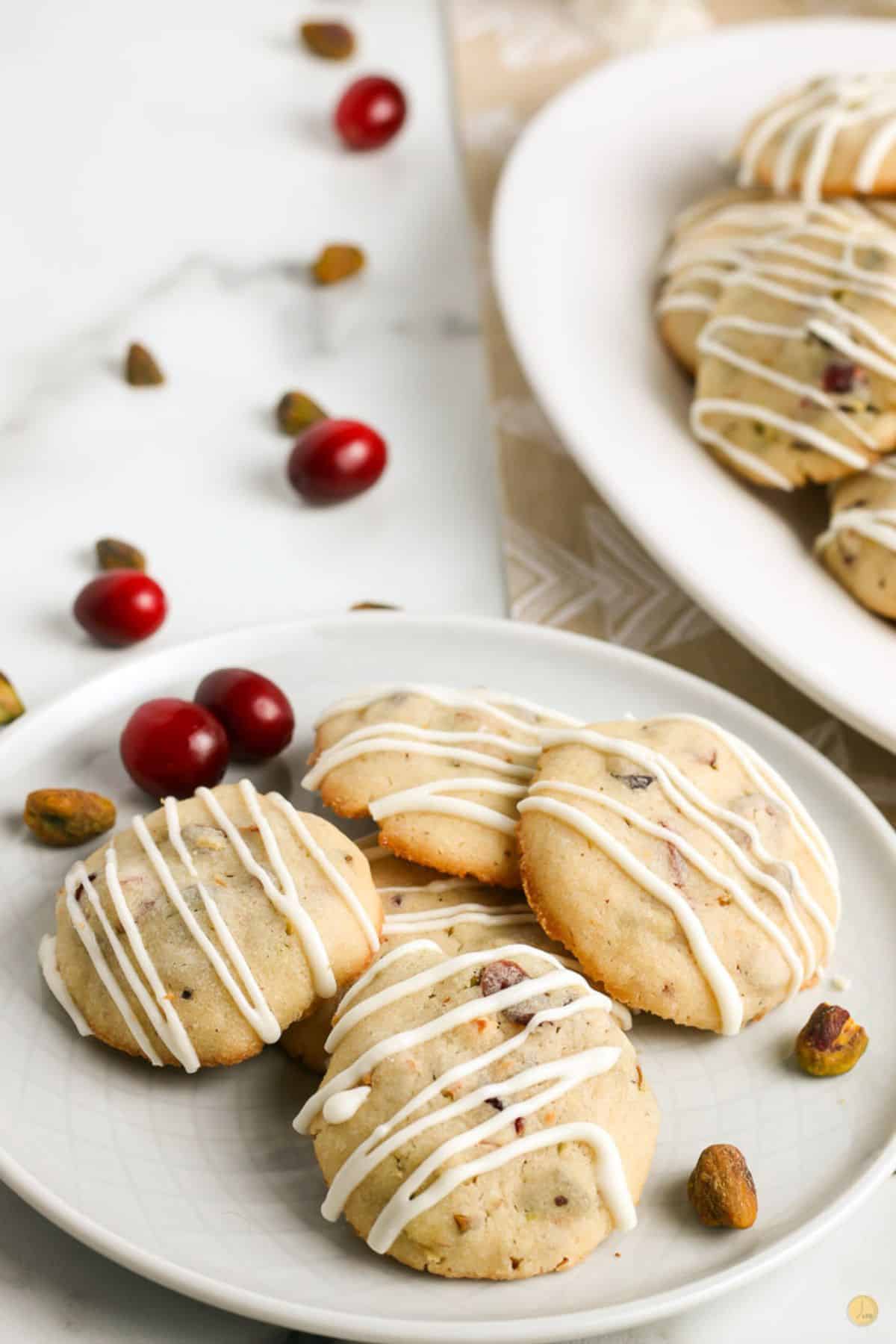 cranberry pistachio cookies