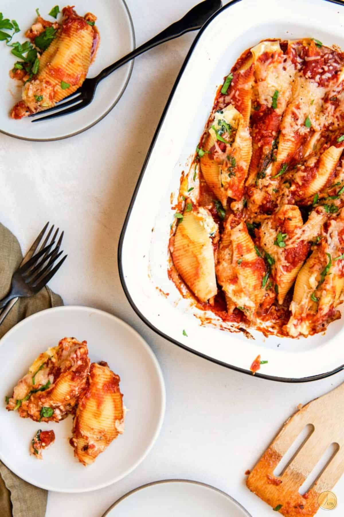 vegetarian stuffed shells