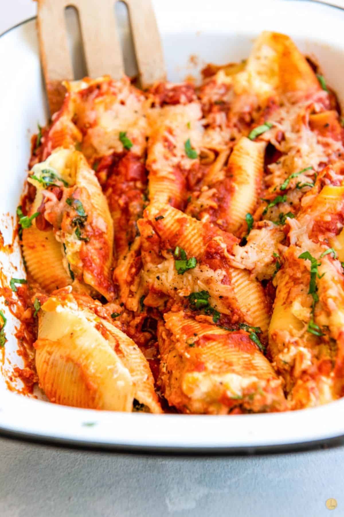 vegetarian stuffed shells