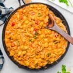 Velveeta taco mac and cheese featured image
