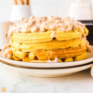 featured image for waffles and gravy recipe